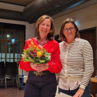 Andrea Niedt de Matos und OV Vorsitzende Mechthild Weishaar-Glab